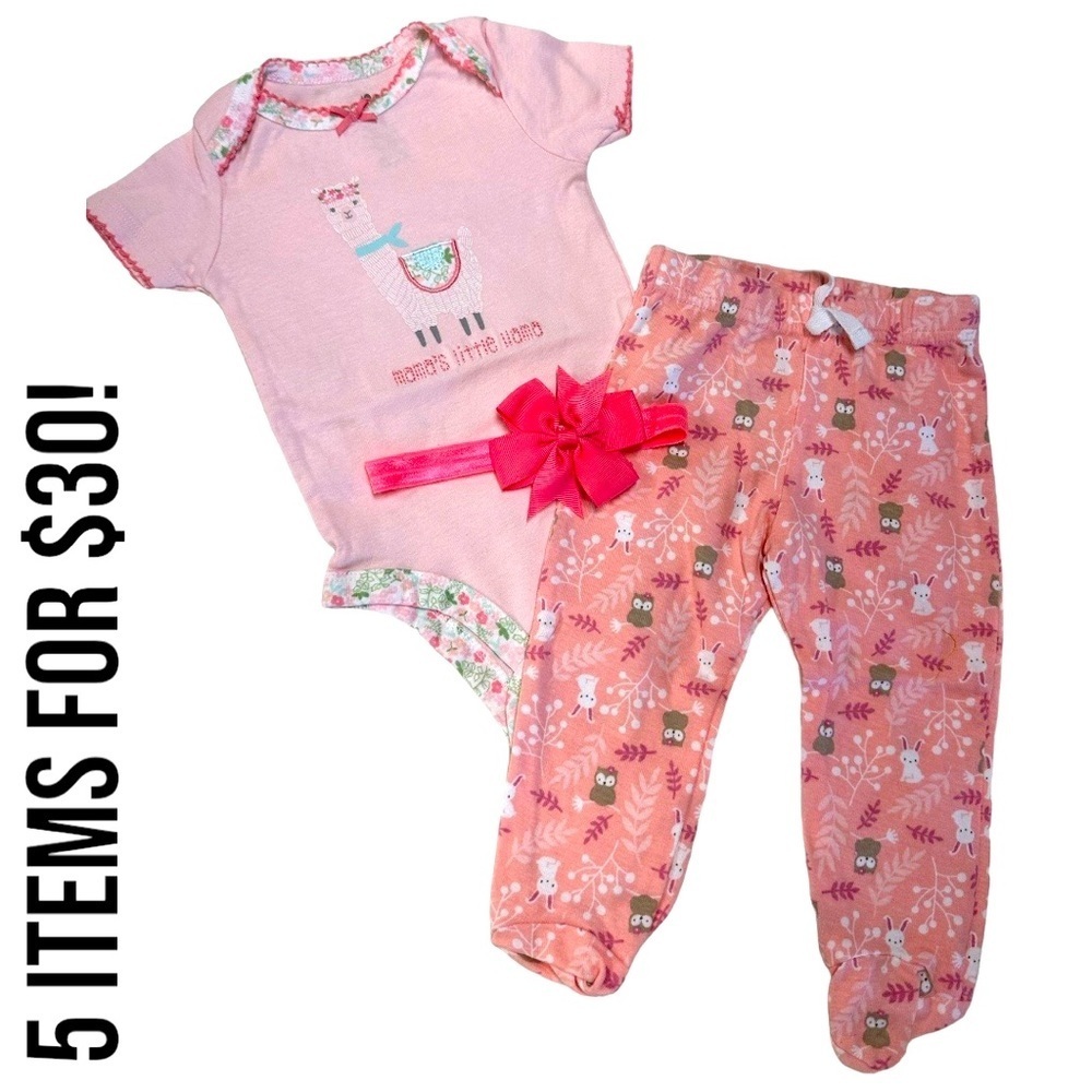 Gerber 3 pc outfit baby girl​
